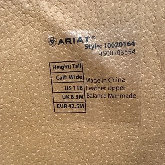 Ariat Tall Wide Black Riding Boots - Picture 6 of 13